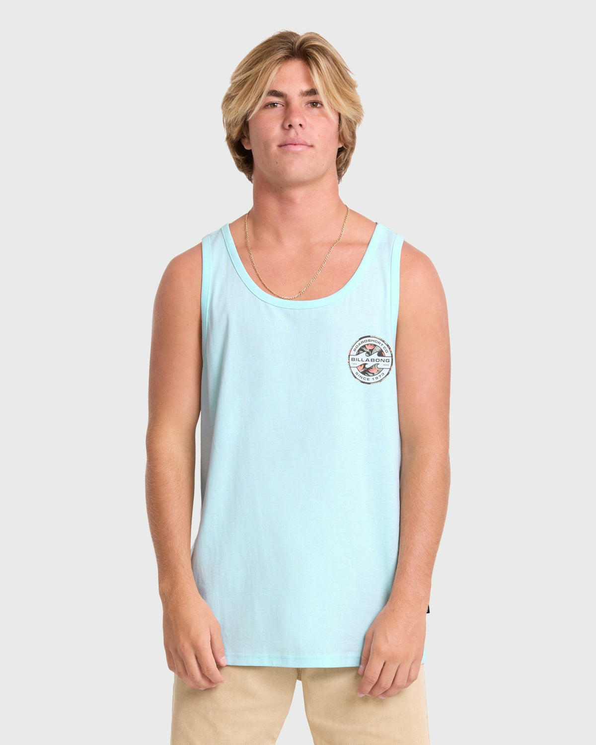 Billabong Men's Hollow Premium Tank Top - Coastal Blue