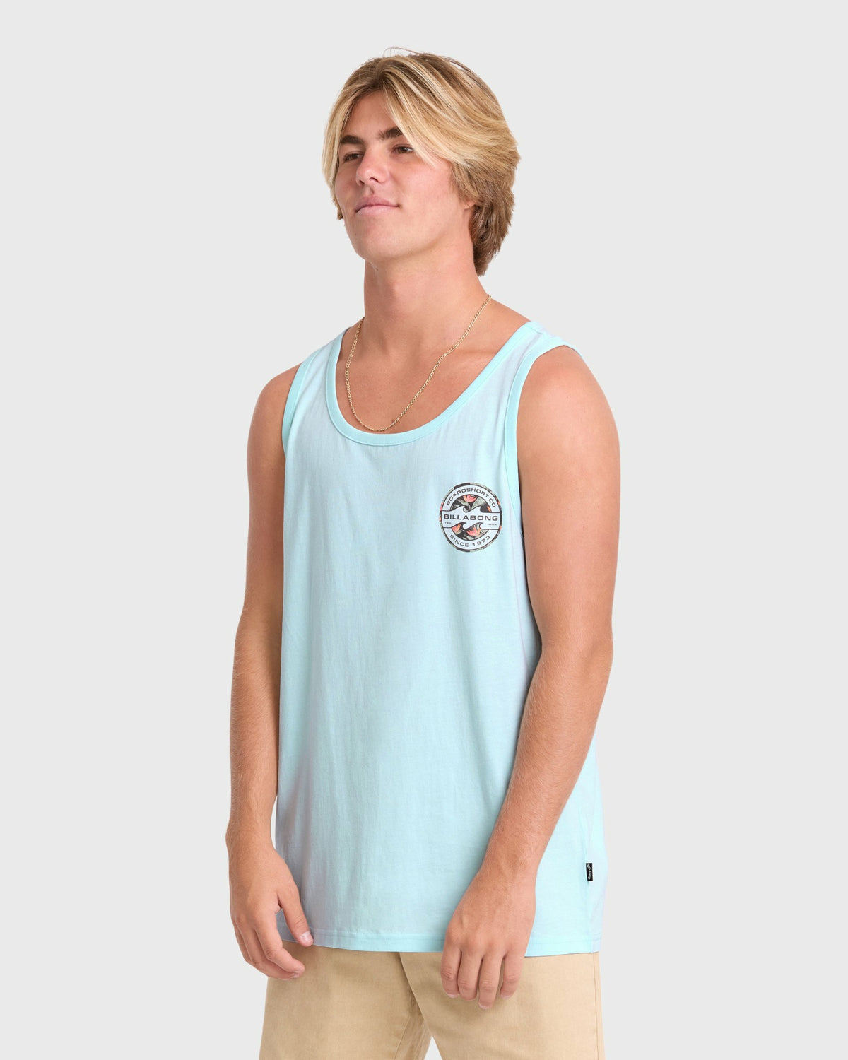 Billabong Men's Hollow Premium Tank Top - Coastal Blue