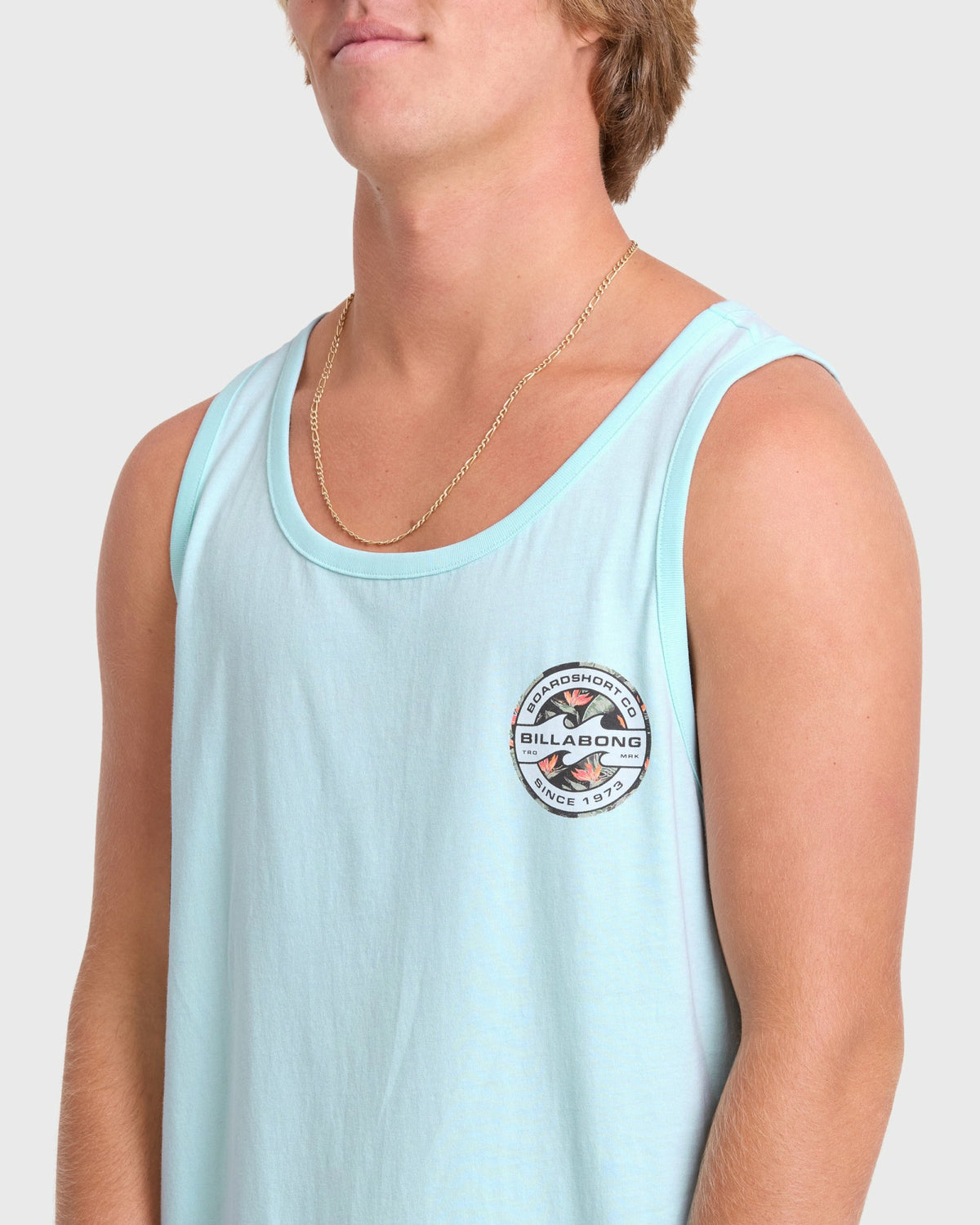 Billabong Men's Hollow Premium Tank Top - Coastal Blue