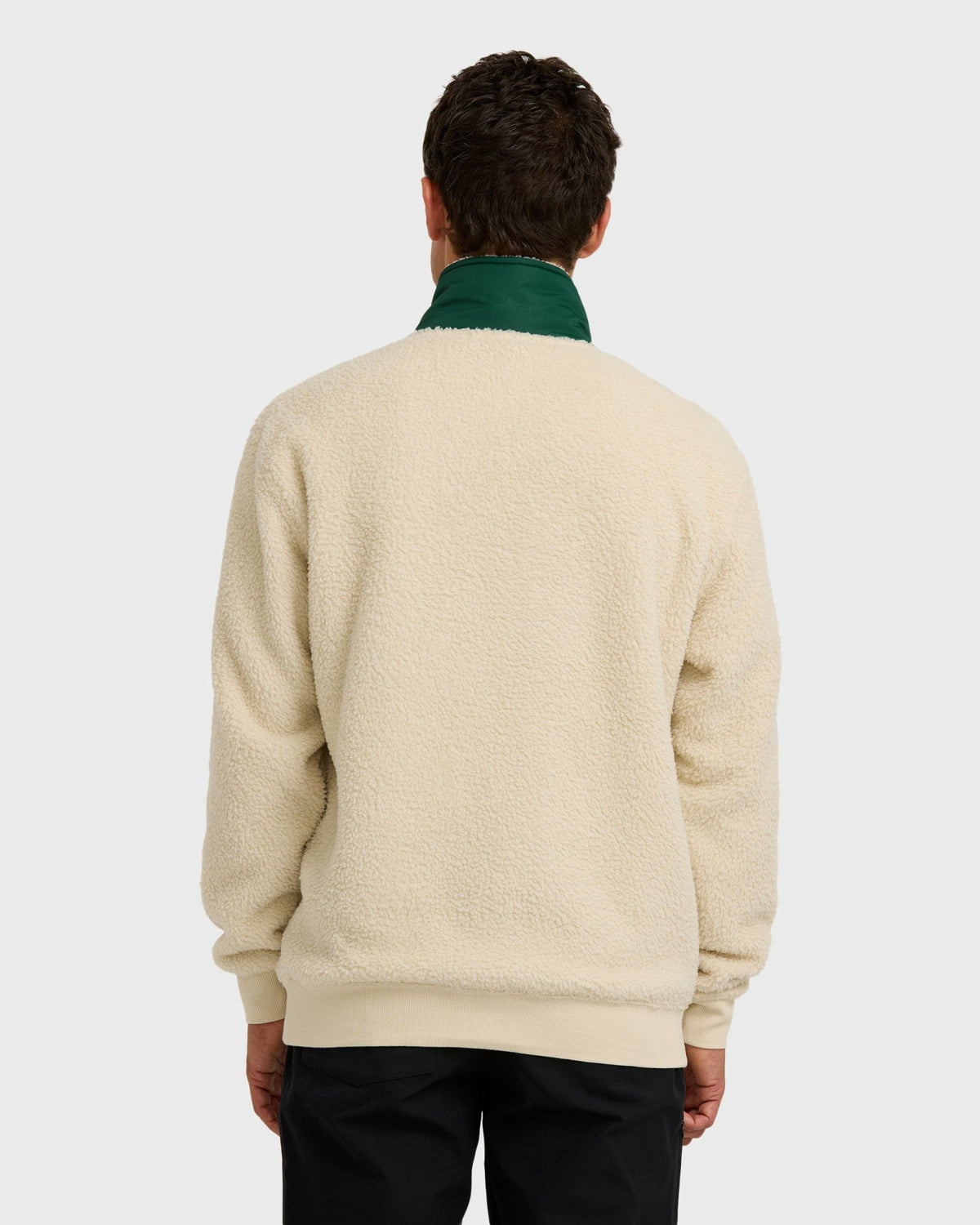 Billabong Men's Salinity Now Boundary Mock Neck Sweatshirt - Chino