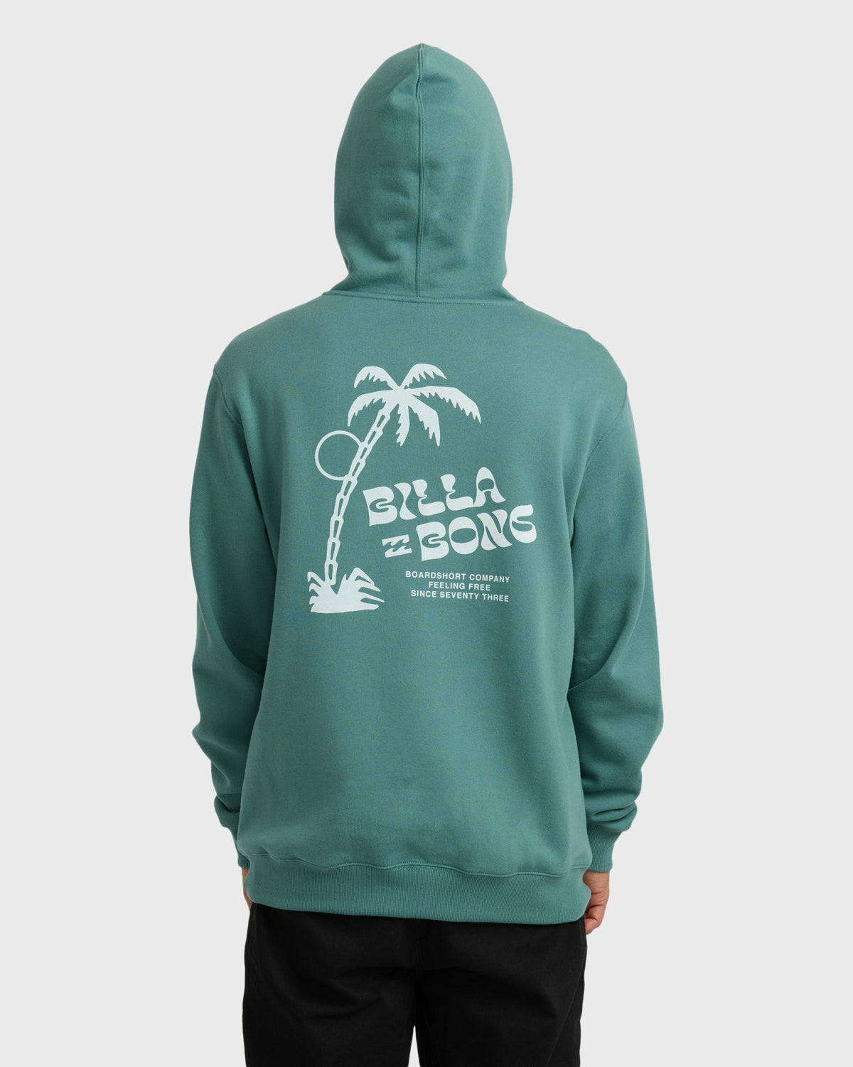 Billabong Men's Short Sands Pullover Hoodie - Sage Green