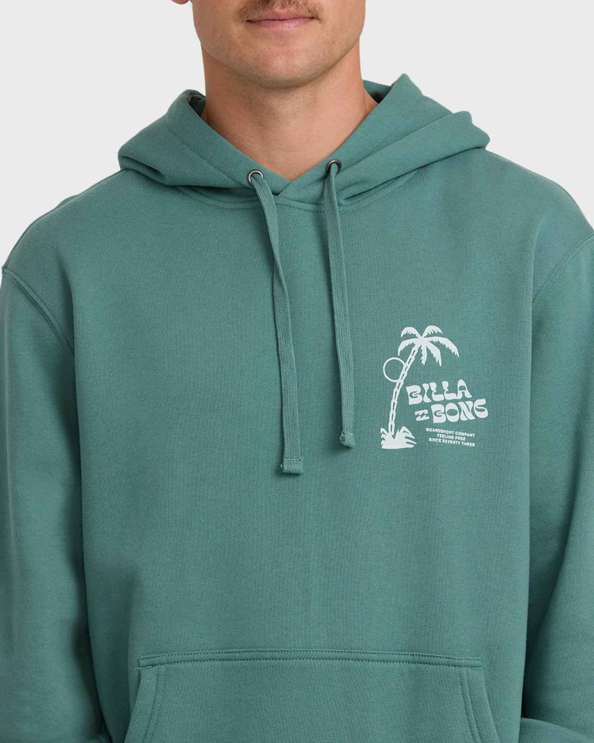 Billabong Men's Short Sands Pullover Hoodie - Sage Green