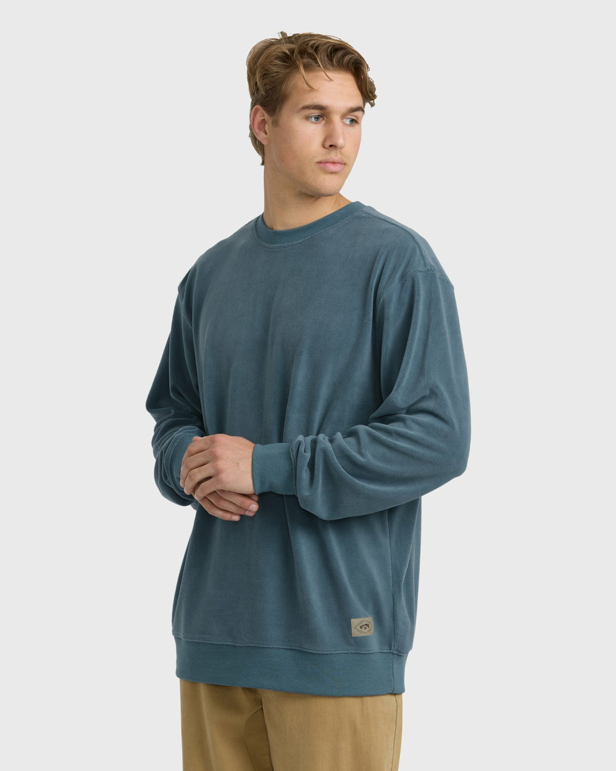 Billabong Men's Torched Crewneck Sweatshirt - Real Teal