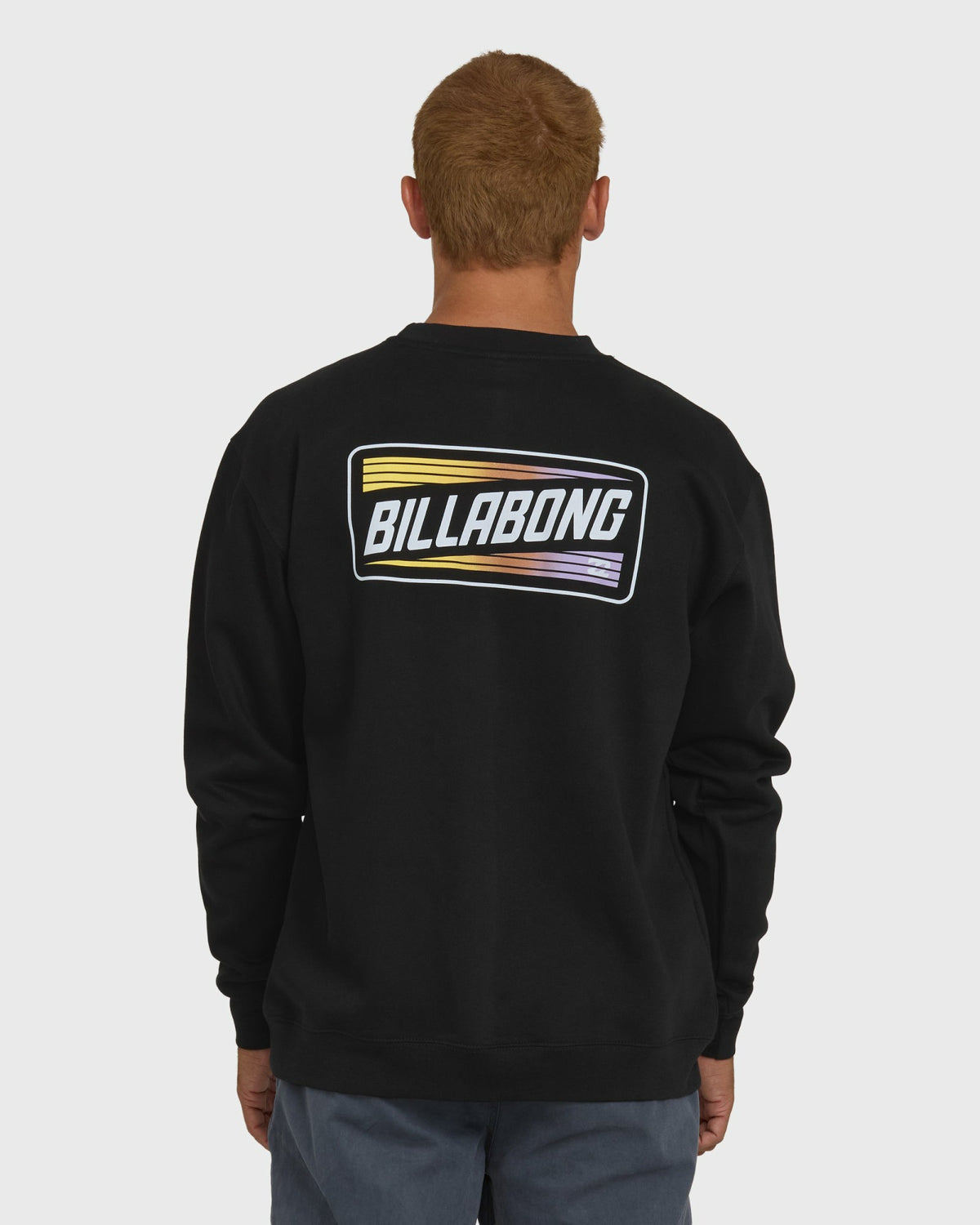 Billabong Men's Walled Crewneck Sweatshirt  - Black