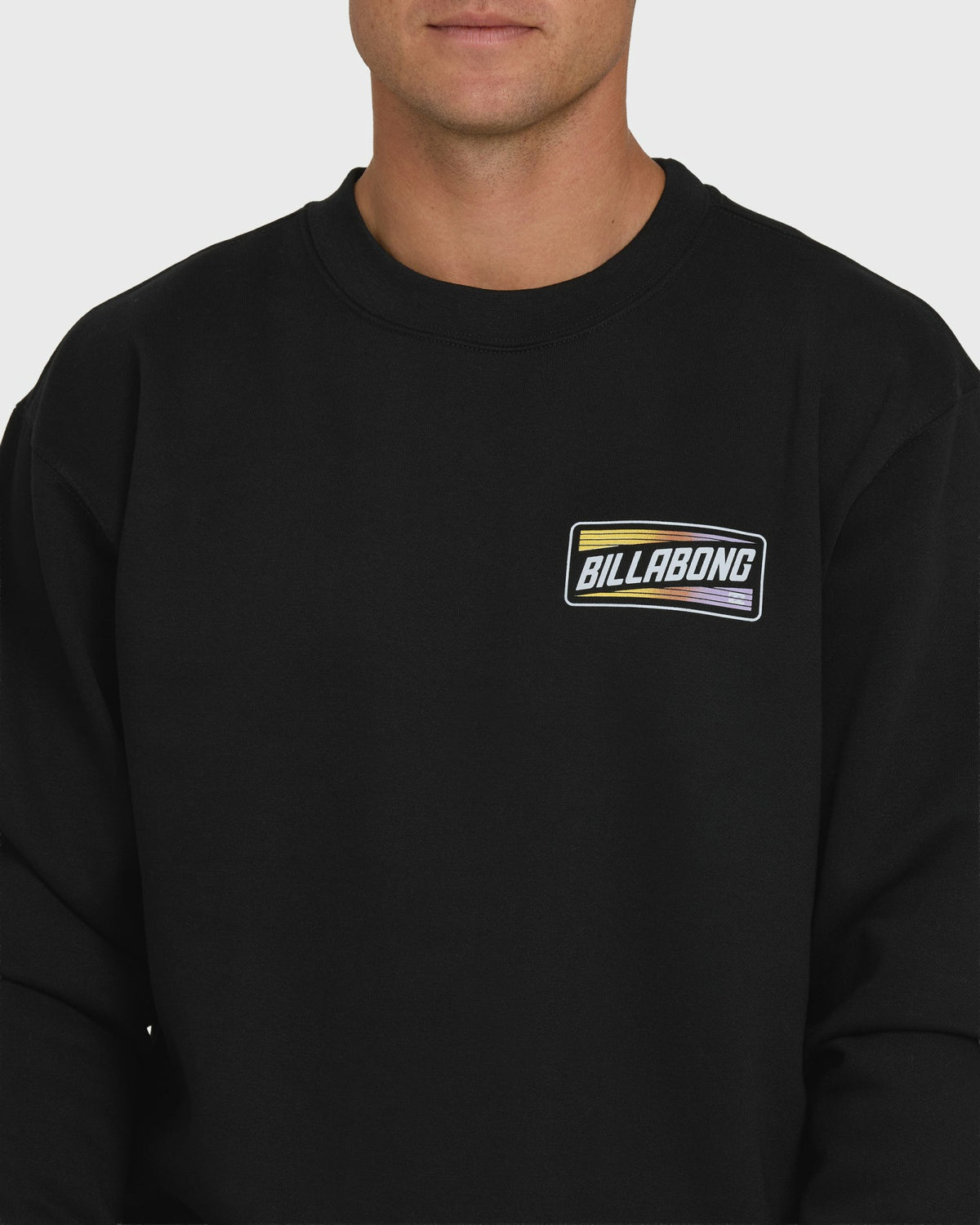 Billabong Men's Walled Crewneck Sweatshirt  - Black