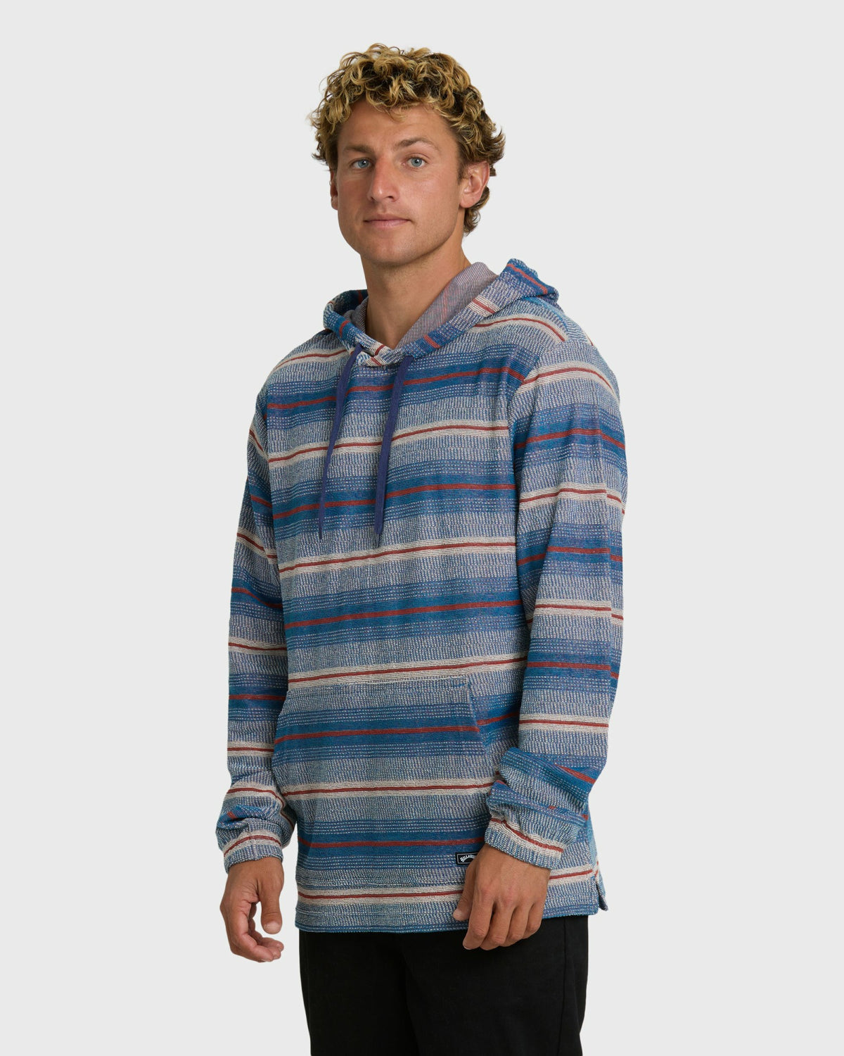 Billabong Men's Flecker Diego YD Pullover Hoodie - Dark Denim
