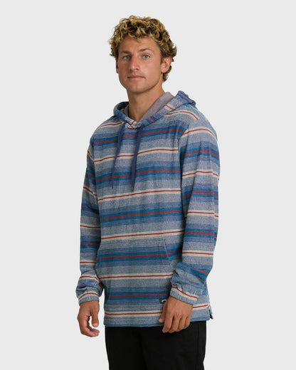 Billabong Men's Flecker Diego YD Pullover Hoodie - Dark Denim