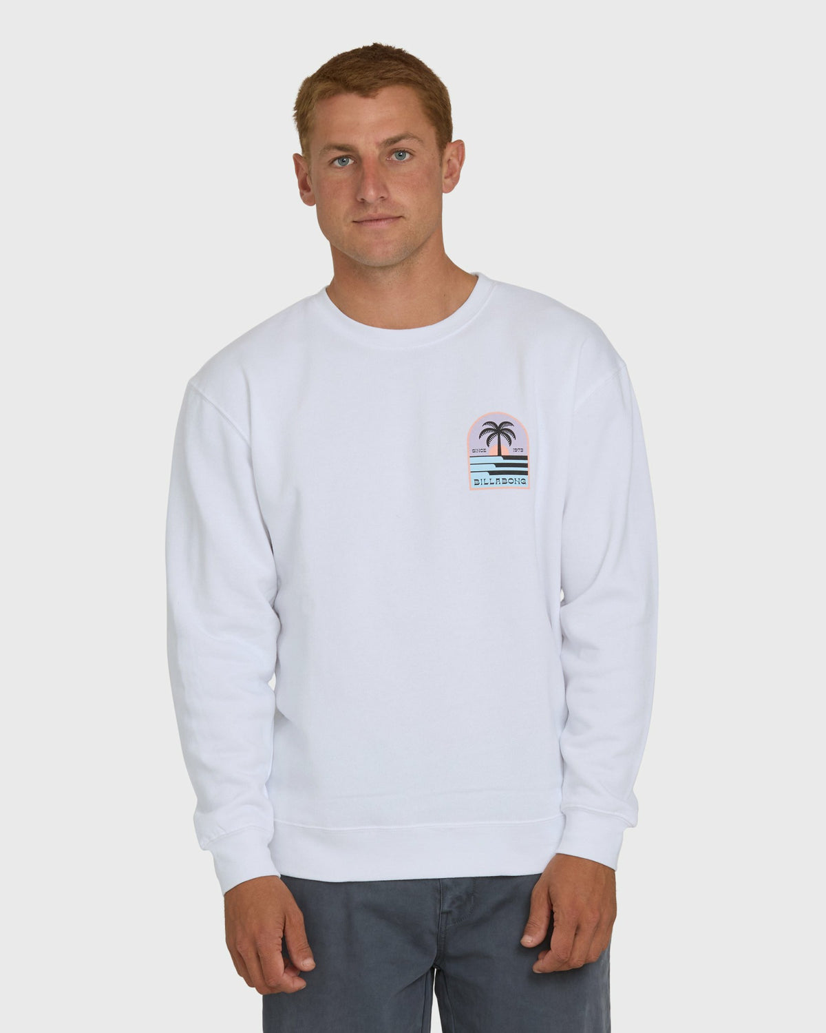 Billabong Men's Portal Crewneck Sweatshirt - White
