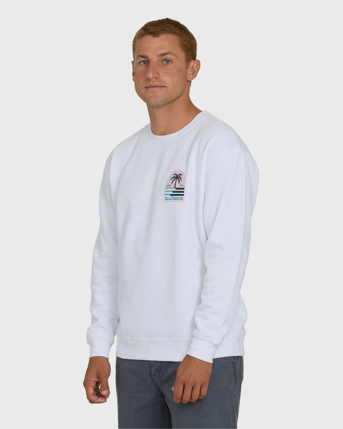 Billabong Men's Portal Crewneck Sweatshirt - White