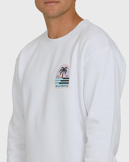 Billabong Men's Portal Crewneck Sweatshirt - White