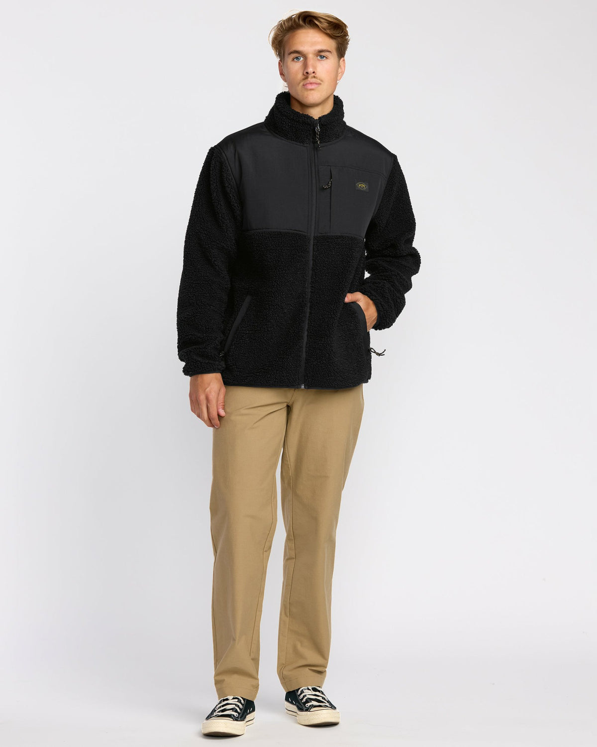 Billabong Men's Boundary Summit Zip Sweatshirt - Black