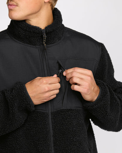 Billabong Men's Boundary Summit Zip Sweatshirt - Black