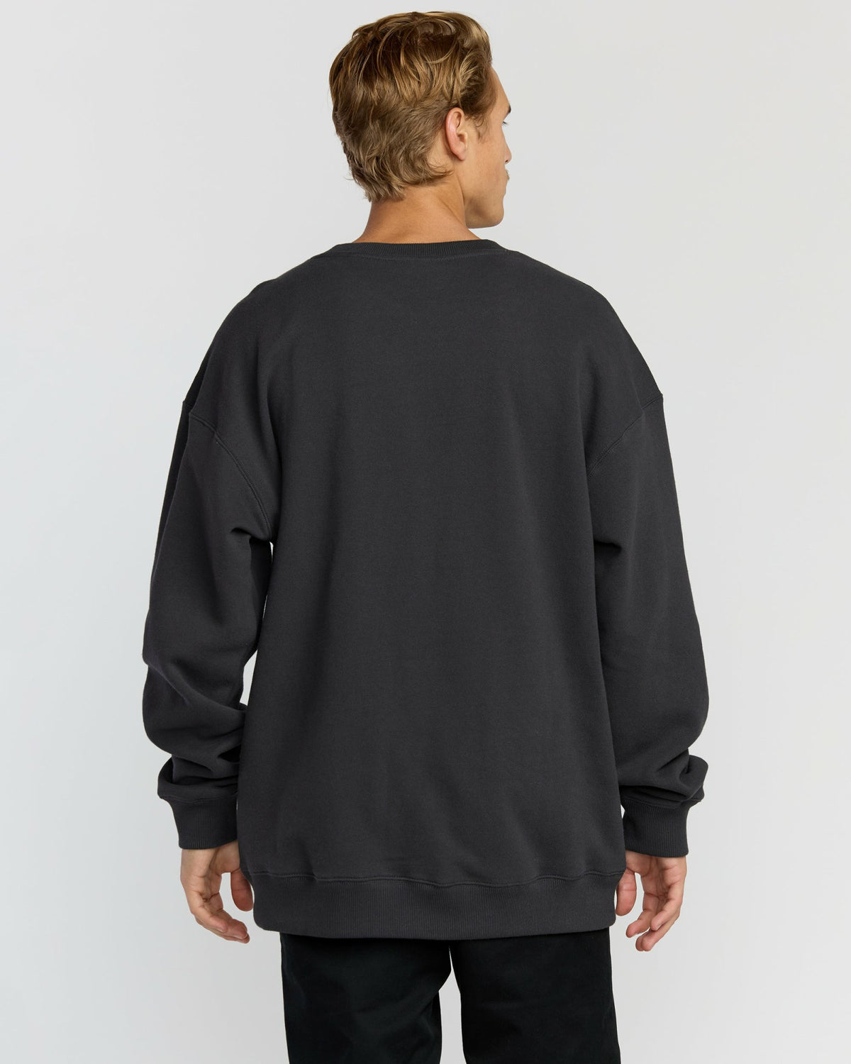Billabong Men's Iconic Emboss Crewneck Sweatshirt - Black