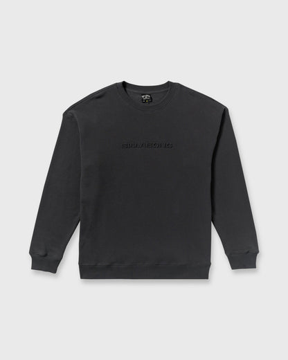 Billabong Men's Iconic Emboss Crewneck Sweatshirt - Black