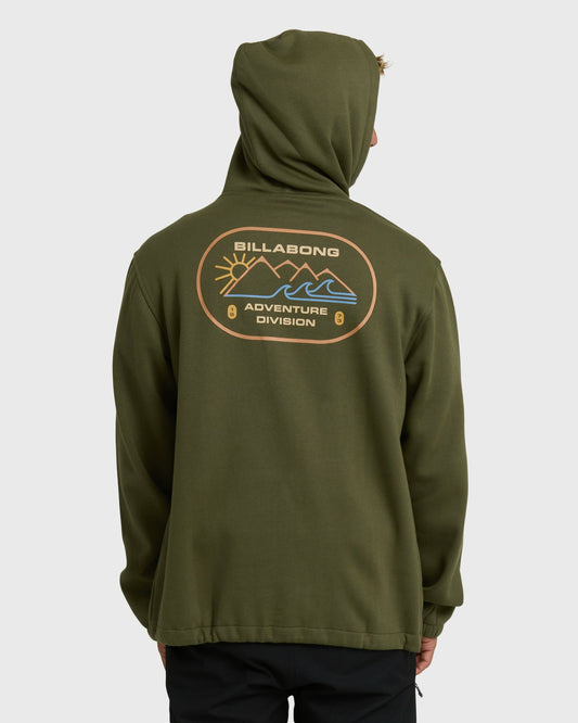 Billabong Men's A\/Div Compass Pullover Hoodie - Winter Moss
