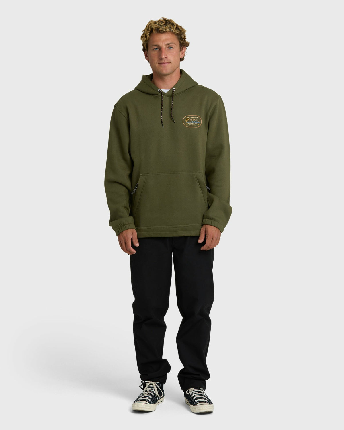 Billabong Men's A\/Div Compass Pullover Hoodie - Winter Moss