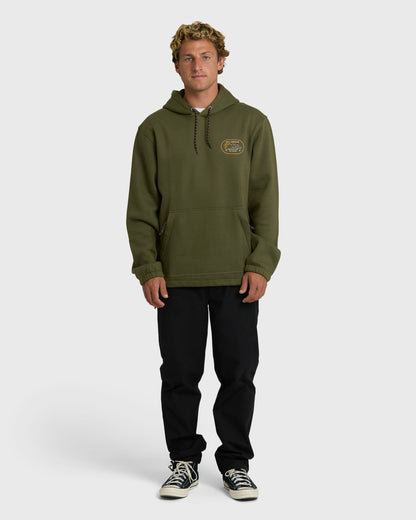 Billabong Men's A\/Div Compass Pullover Hoodie - Winter Moss