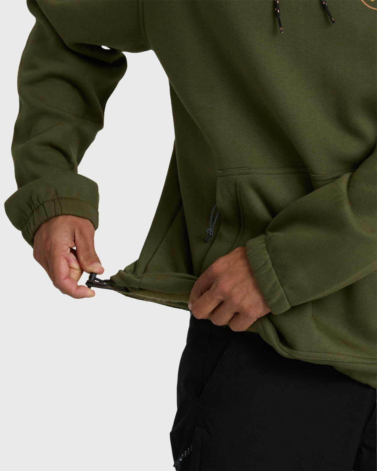 Billabong Men's A\/Div Compass Pullover Hoodie - Winter Moss