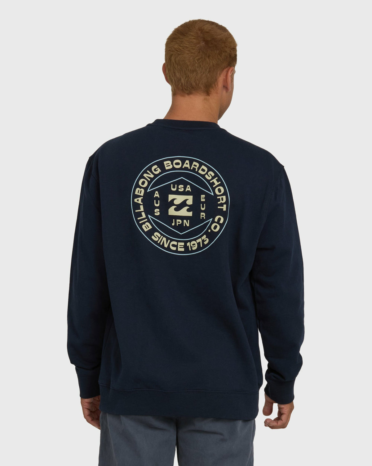 Billabong Men's Rotation Crewneck Sweatshirt - Dark Navy