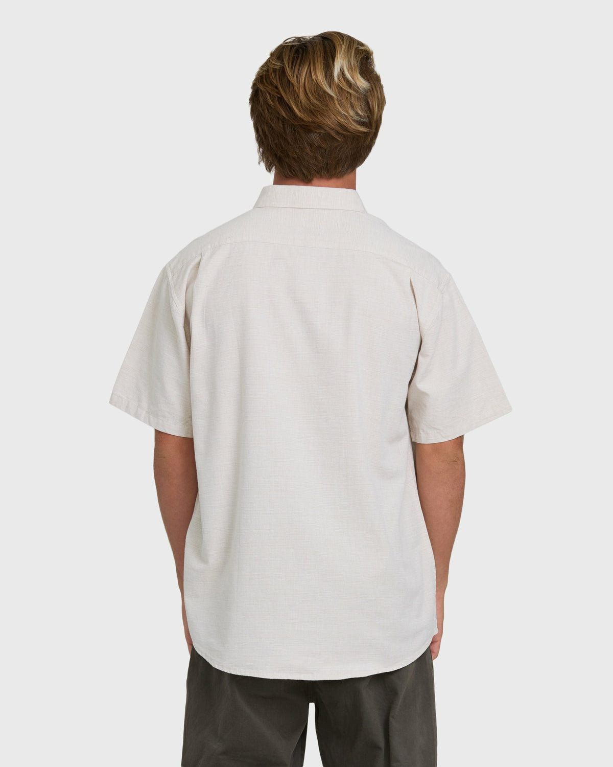 Billabong Men's All Day Short Sleeve Woven Shirt - Khaki