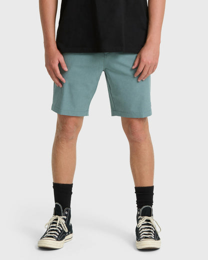 Billabong Men's Crossfire Submersible 19\" Hybrid Shorts - Deep Sea