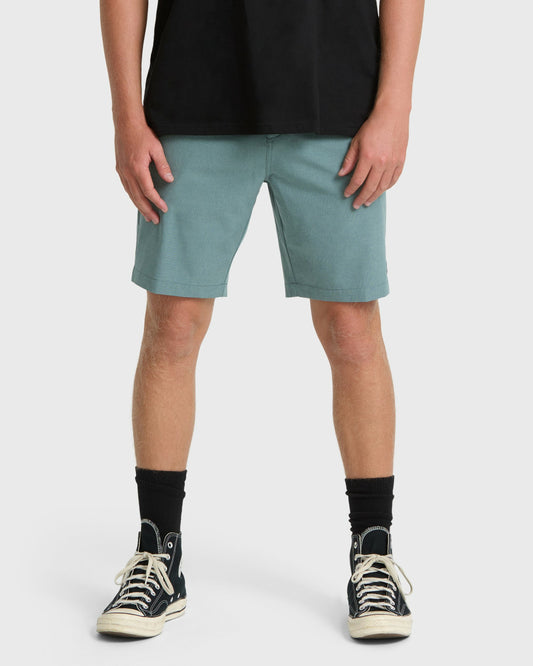 Billabong Men's Crossfire Submersible 19\" Hybrid Shorts - Deep Sea