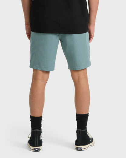Billabong Men's Crossfire Submersible 19\" Hybrid Shorts - Deep Sea