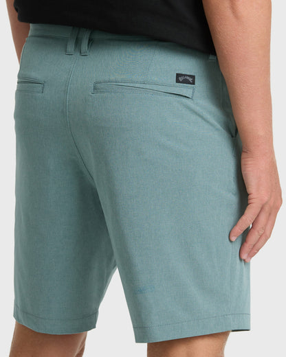 Billabong Men's Crossfire Submersible 19\" Hybrid Shorts - Deep Sea