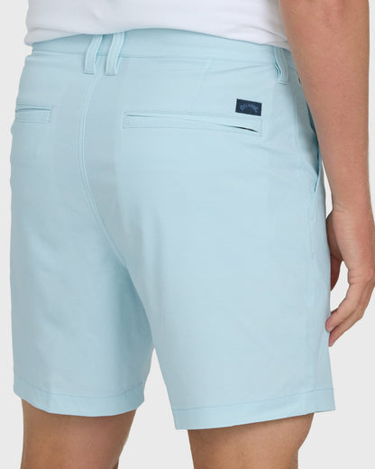 Billabong Men's Crossfire Submersible 17\" Hybrid Shorts - Corydalis Blue