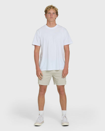 Billabong Men's Crossfire Submersible 17\" Hybrid Shorts - Oatmeal