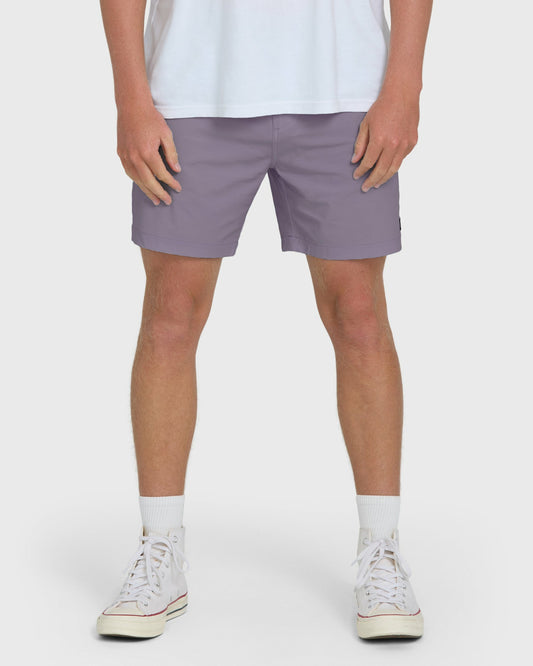 Billabong Men's Crossfire Submersible 17\" Hybrid Shorts - Shark