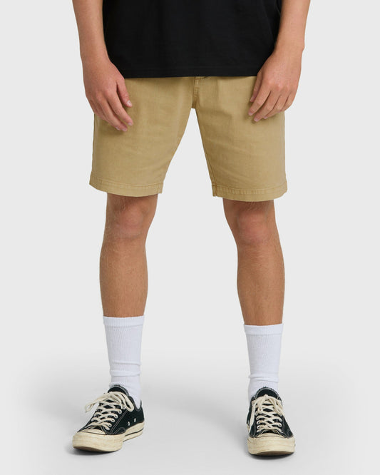 Billabong Men's 73 Wave Washed Chino Shorts - Desert Khaki