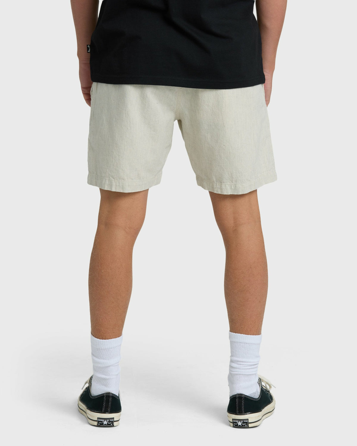 Billabong Men's Sano Linen Elastic Shorts - Chino Heather