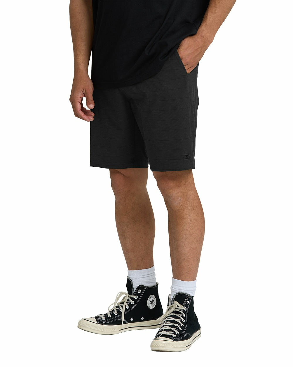 Billabong Men's Crossfire Submersible 19\" Hybrid Shorts - Black