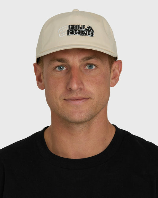 Billabong Men's Straddie Strapback Hat - Oatmeal