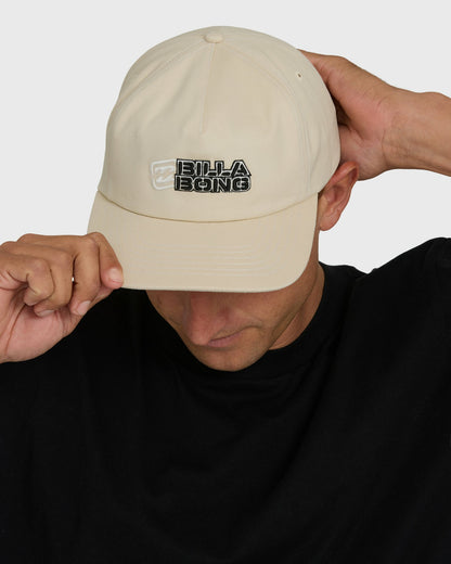 Billabong Men's Straddie Strapback Hat - Oatmeal