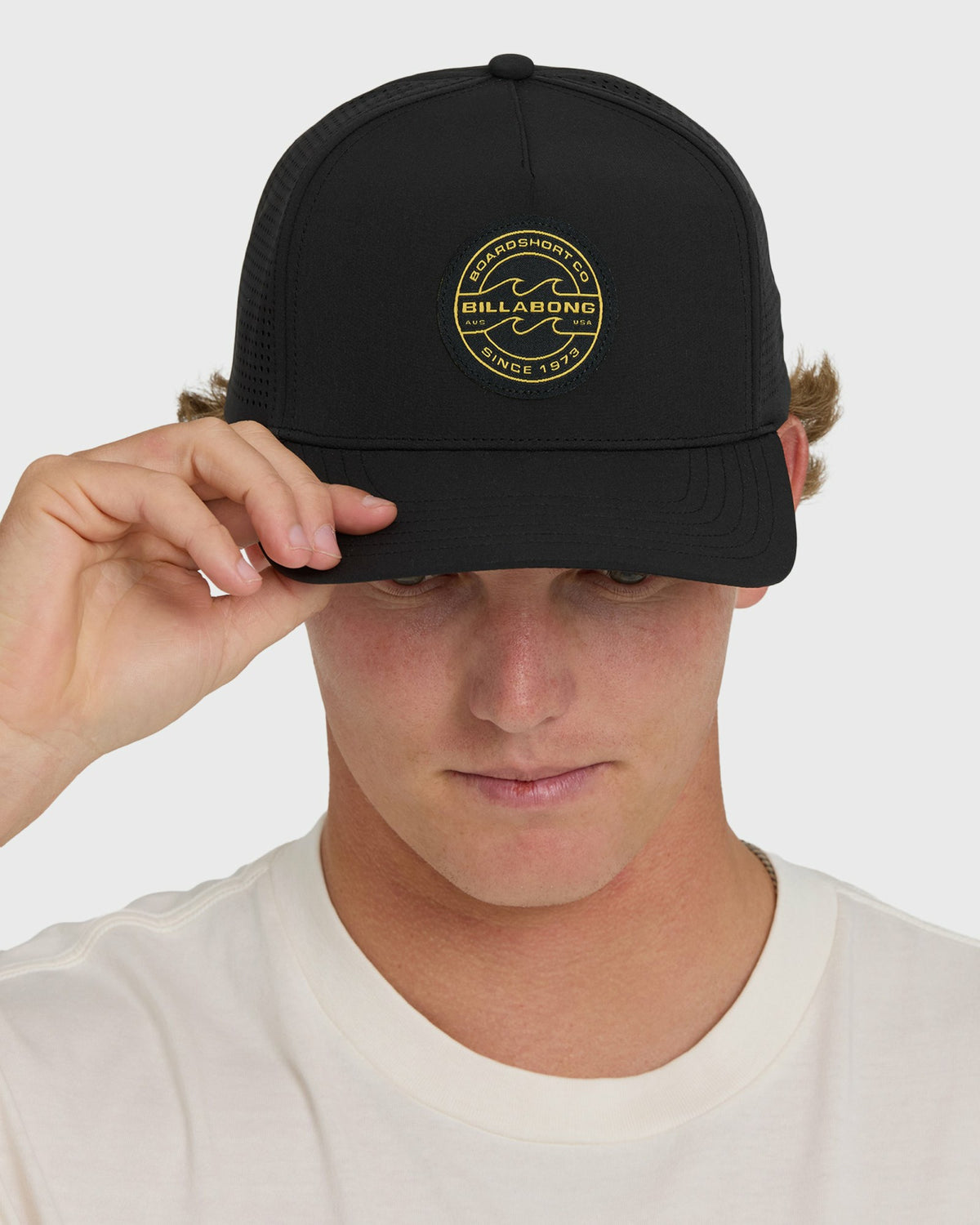 Billabong Men's Crossfire Snapback Hat - Black