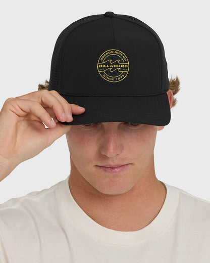 Billabong Men's Crossfire Snapback Hat - Black