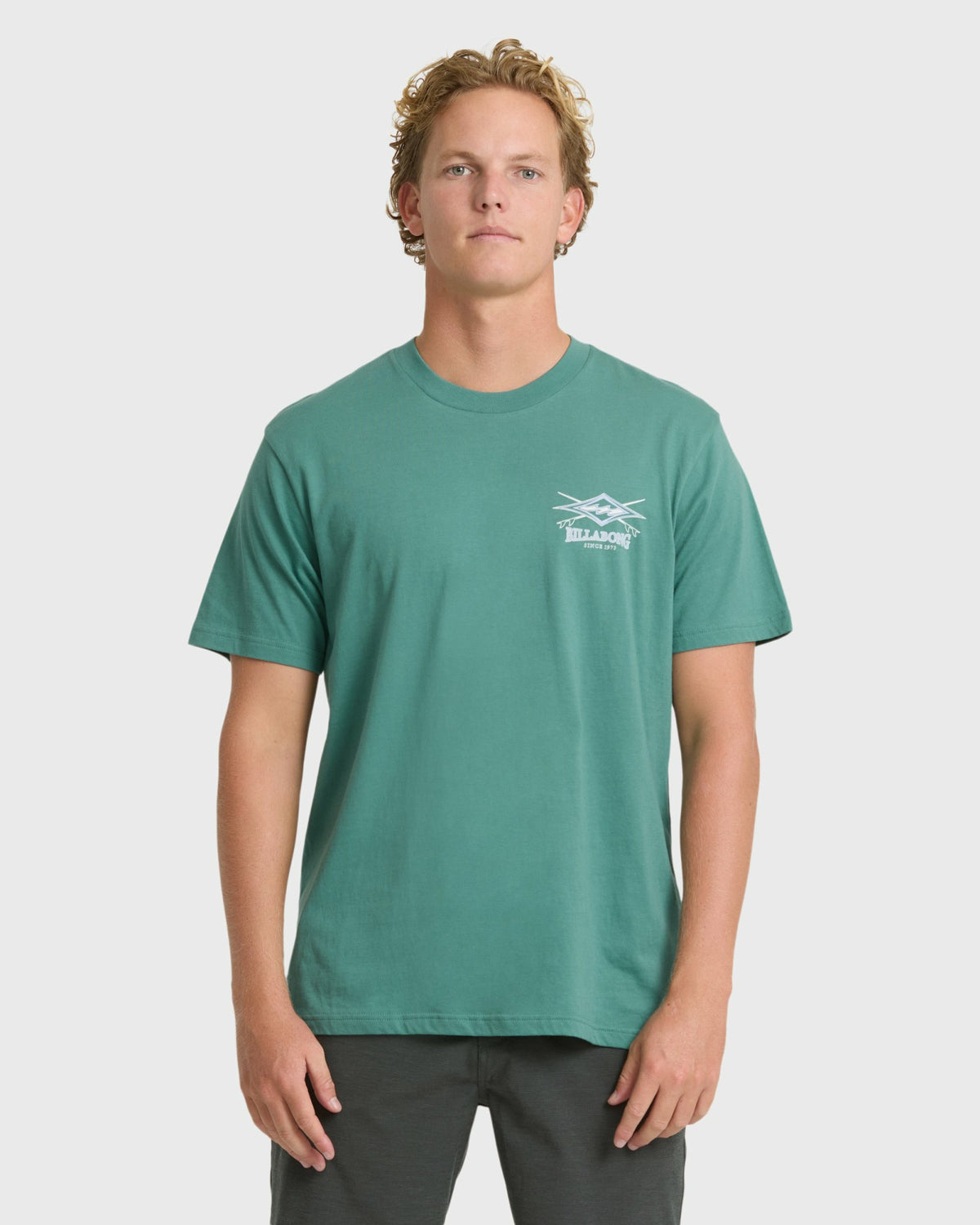 Billabong Men's Crossboards Premium Short Sleeve Knit T-Shirt - Deep Sea