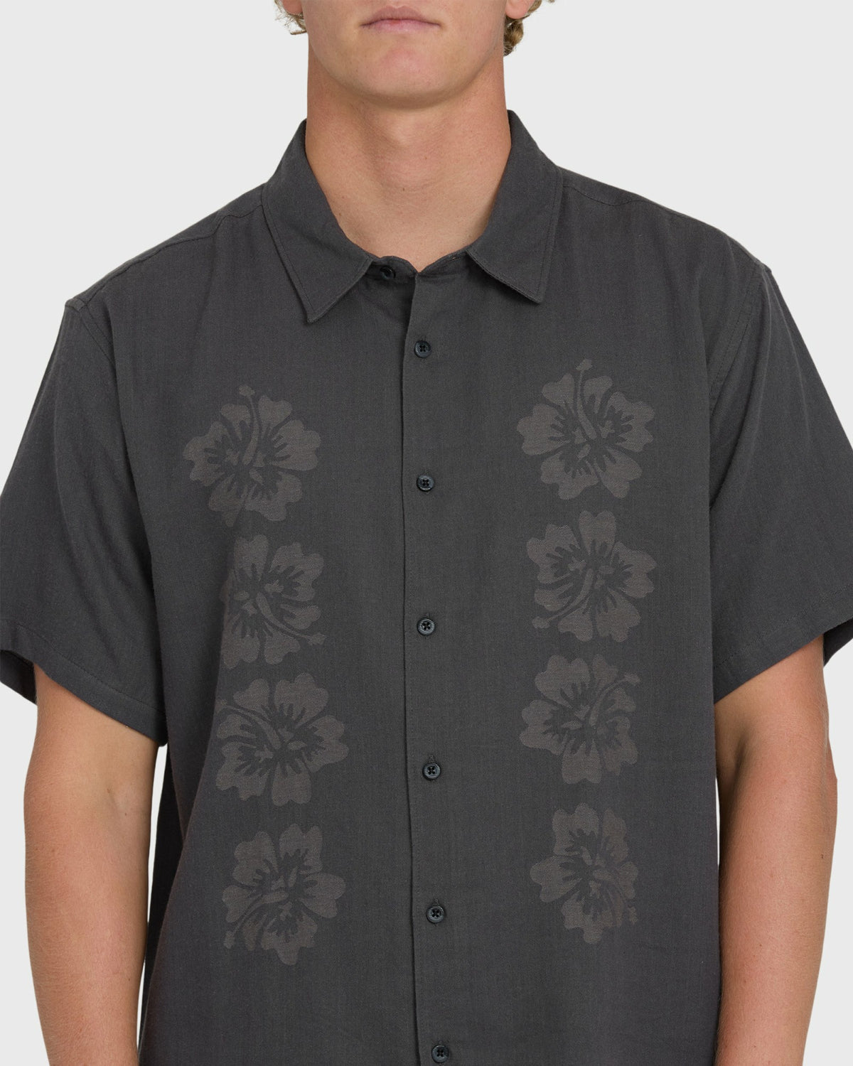 Billabong Men's Cordoba Short Sleeve Shirt - Raven