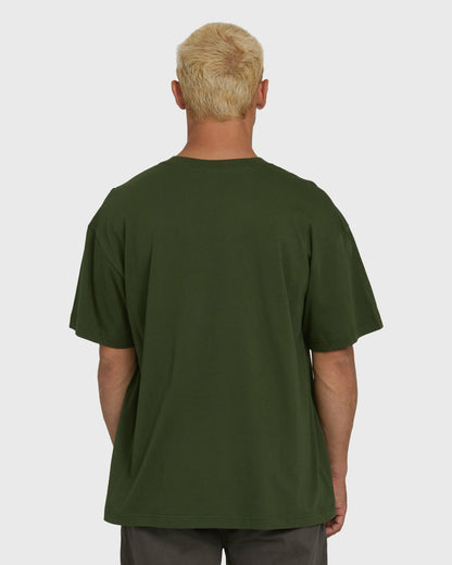 Billabong Men's Shine OG Short Sleeve Cotton T-Shirt - Rifle Green