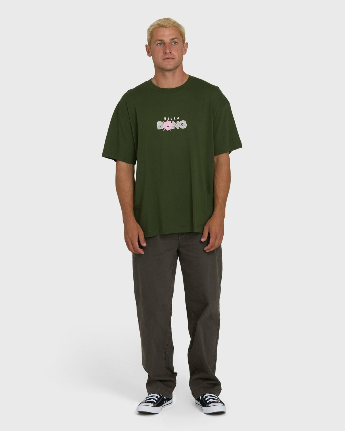 Billabong Men's Shine OG Short Sleeve Cotton T-Shirt - Rifle Green