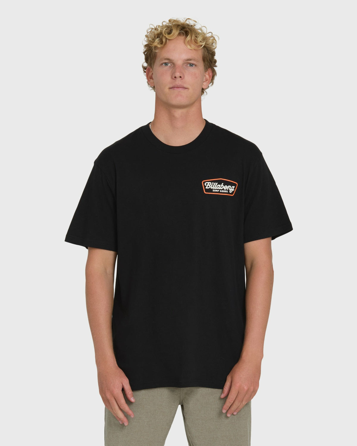 Billabong Men's Off Duty Premium Short Sleeve Knit T-Shirt - Black