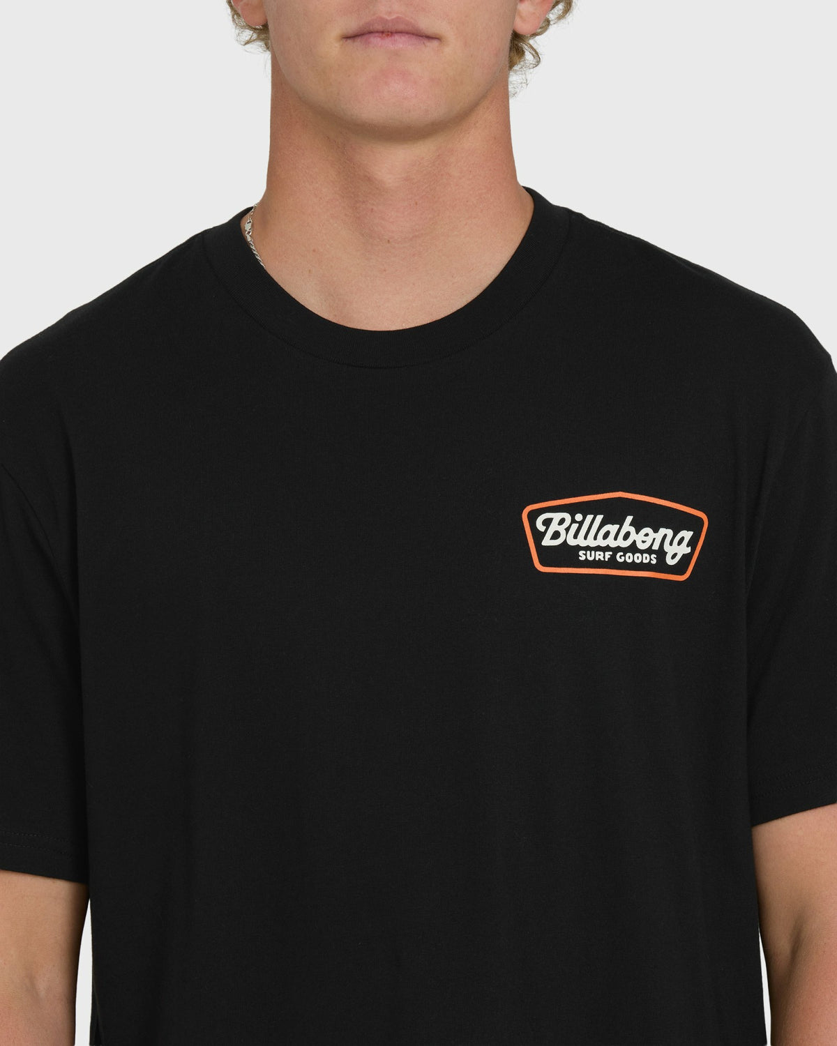 Billabong Men's Off Duty Premium Short Sleeve Knit T-Shirt - Black
