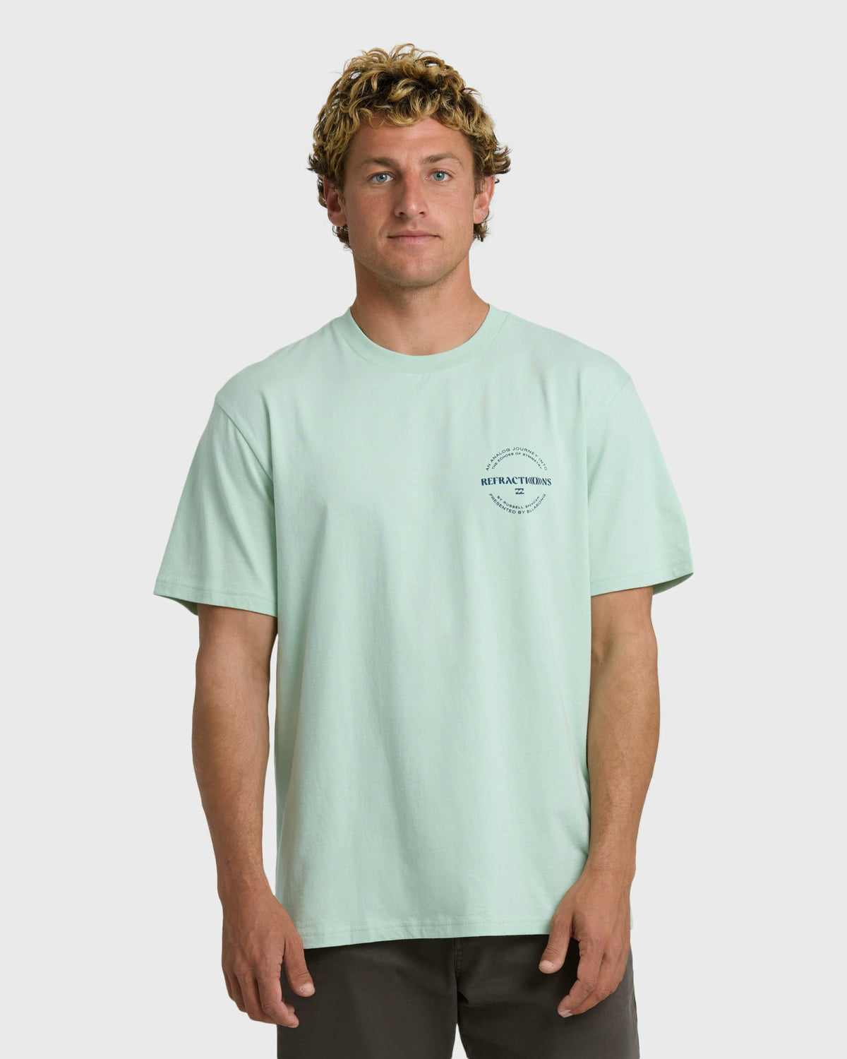Billabong Men's Symmetry Premium Short Sleeve T-Shirt - Vintage Green