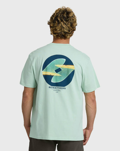 Billabong Men's Symmetry Premium Short Sleeve T-Shirt - Vintage Green