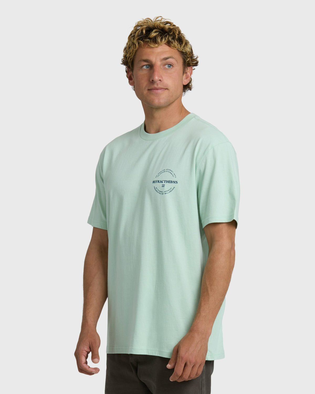 Billabong Men's Symmetry Premium Short Sleeve T-Shirt - Vintage Green