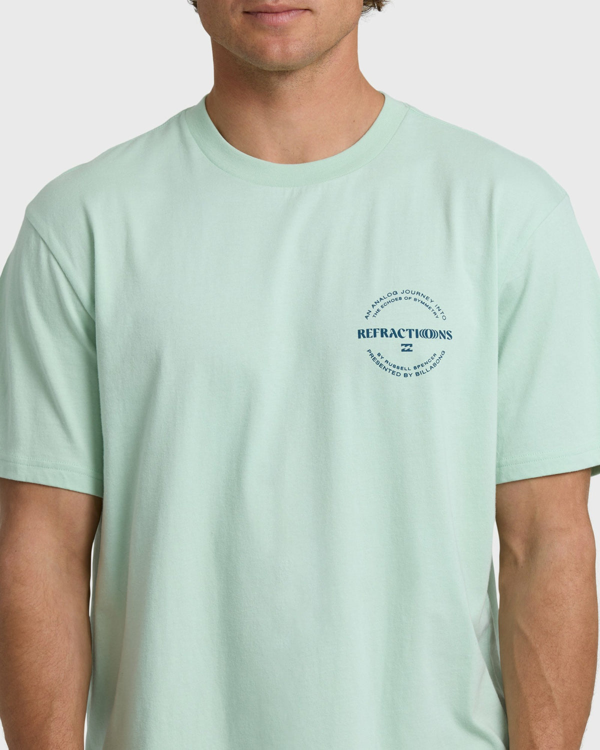 Billabong Men's Symmetry Premium Short Sleeve T-Shirt - Vintage Green