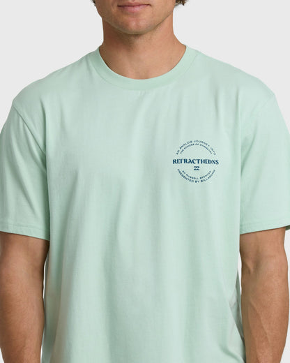 Billabong Men's Symmetry Premium Short Sleeve T-Shirt - Vintage Green