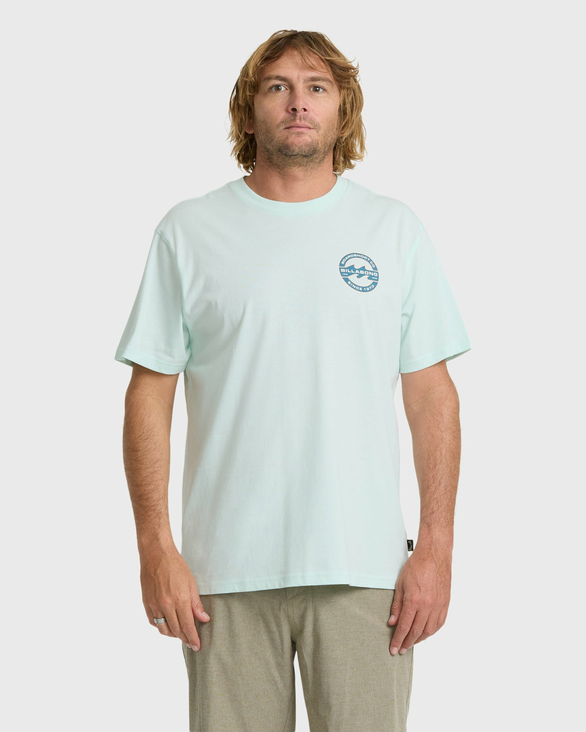 Billabong Men's Hollow Fill Premium Short Sleeve T-Shirt - Sea Glass